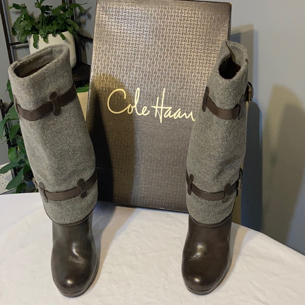 Cole Haan Air Kennedy Buckle BT. Dark Chocolate/Grey 9B